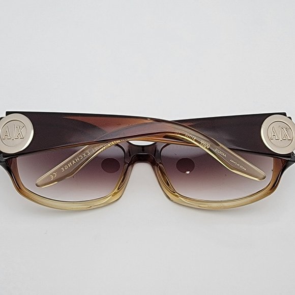 *SOLD* Armani Exchange AX062/S DC55F Brown Fade Frame Brown Lens Sunglasses - Picture 9 of 12